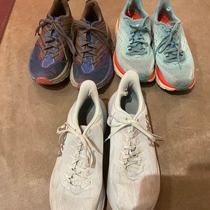 Bundle of Three (3) Hoka USED Sneakers #HF7